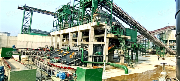 水洗砂生產線方案配置，要求兩月加工六萬噸石料，石子沙子都要