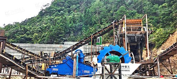 水洗砂生產線方案配置，要求兩月加工六萬噸石料，石子沙子都要